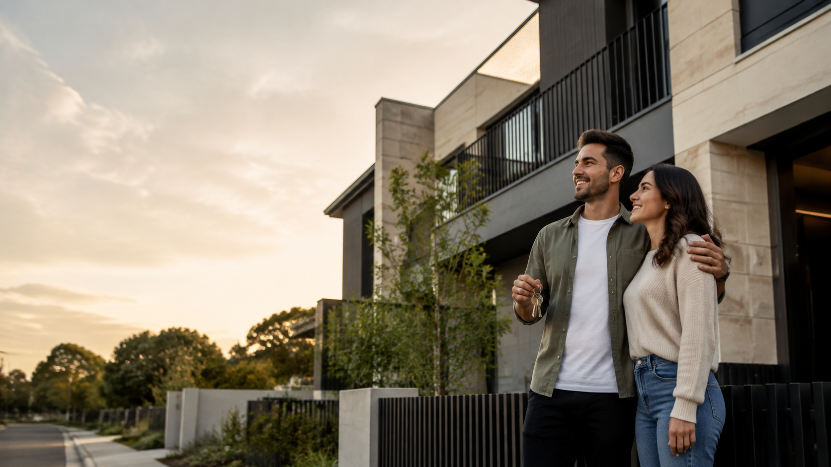 First home buyer planning deposit and home loan options